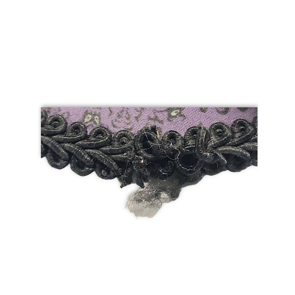 Disney Haunted Mansion Wallpaper Mouse Ear Fascinator Mini Hat w/ Black Veil - Picture 5 of 6